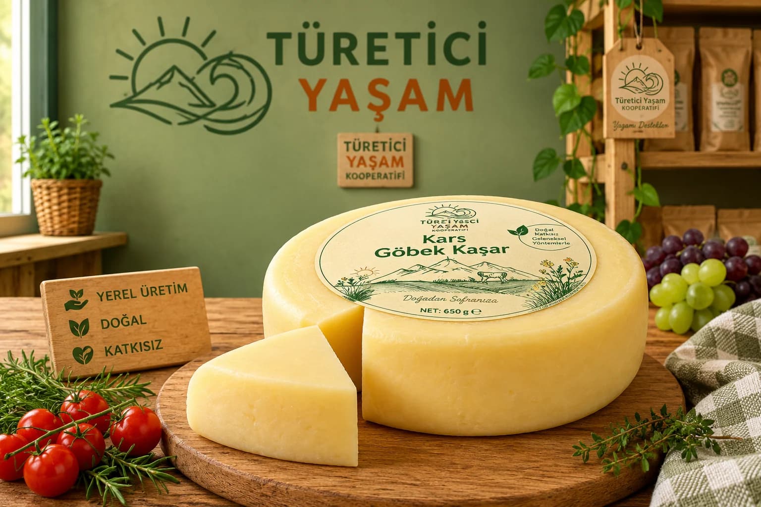 Kars Göbek Kaşar Peyniri