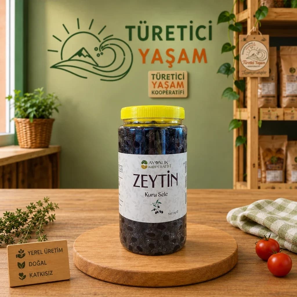 Kuru Sele Siyah Zeytin